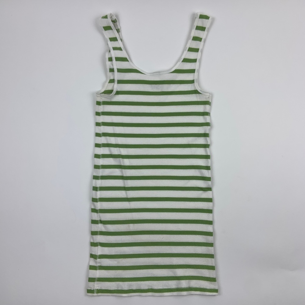 So Womens Tank Top White Green M - Picture 6 of 6